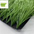 Красивый и настоящий футбольный пол искусственной травы